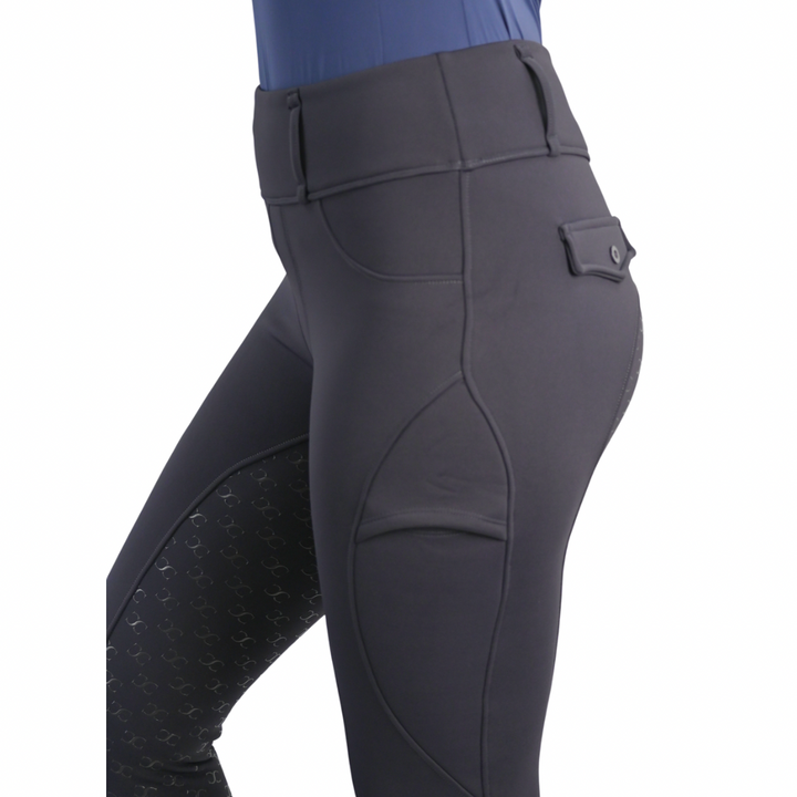 Correct Connect Ultra Warm Arctic Winter Riding Tights in Grey -Full Seat