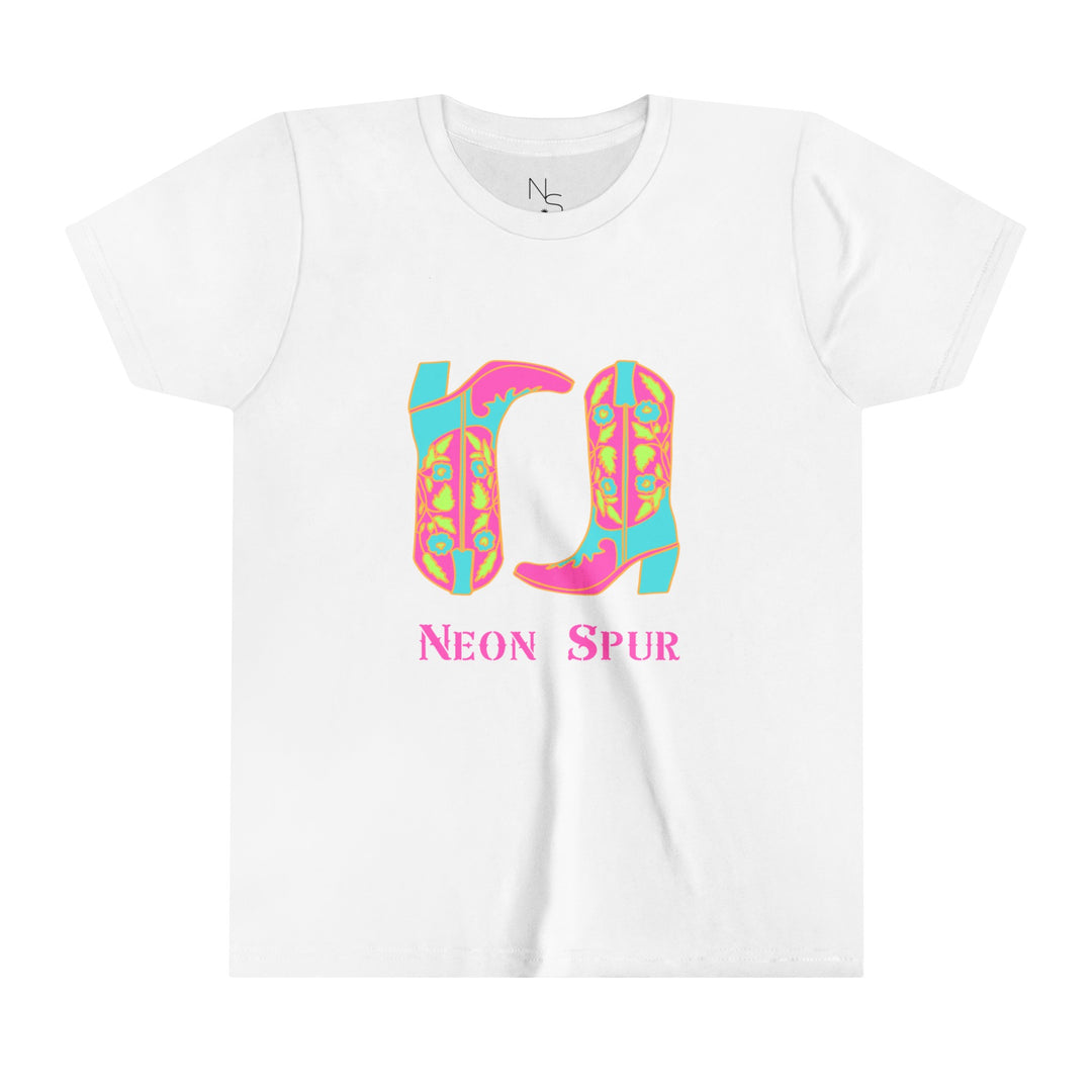 Neon Boots Girls Short Sleeve Tee
