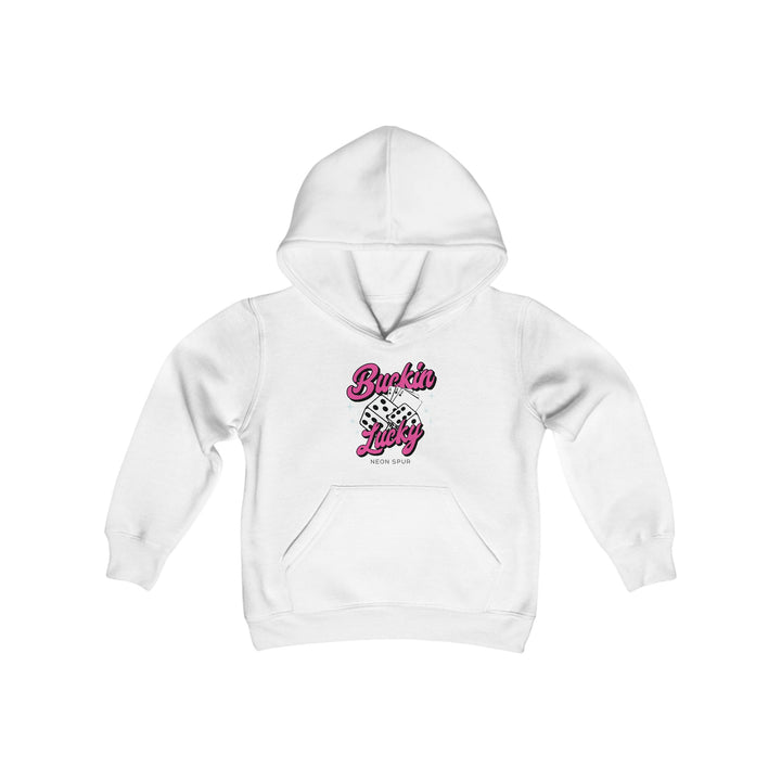 Pink Buckin' Lucky Youth Hoodie