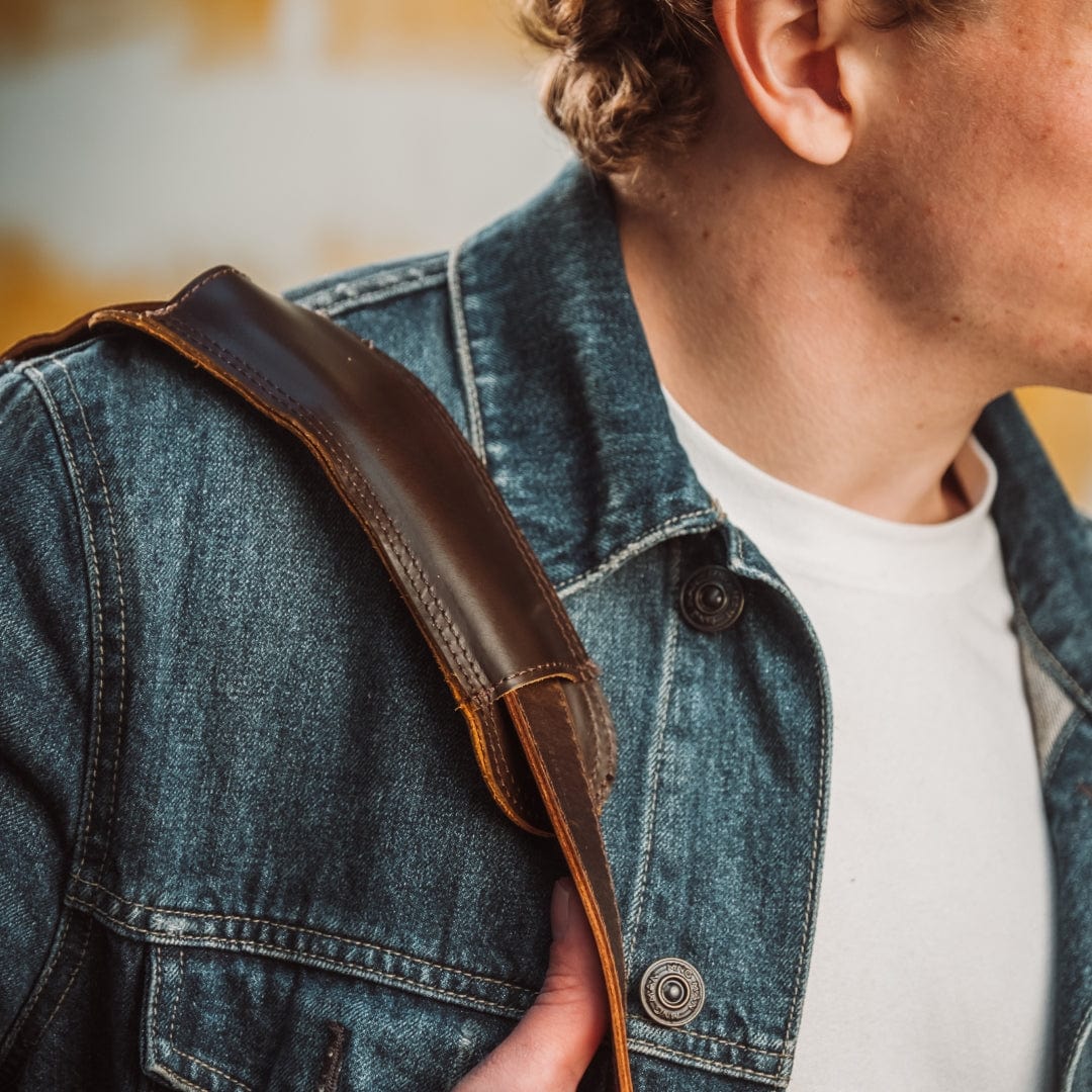 Canvas & Full-Grain Cowhide Leather Weekender Bag