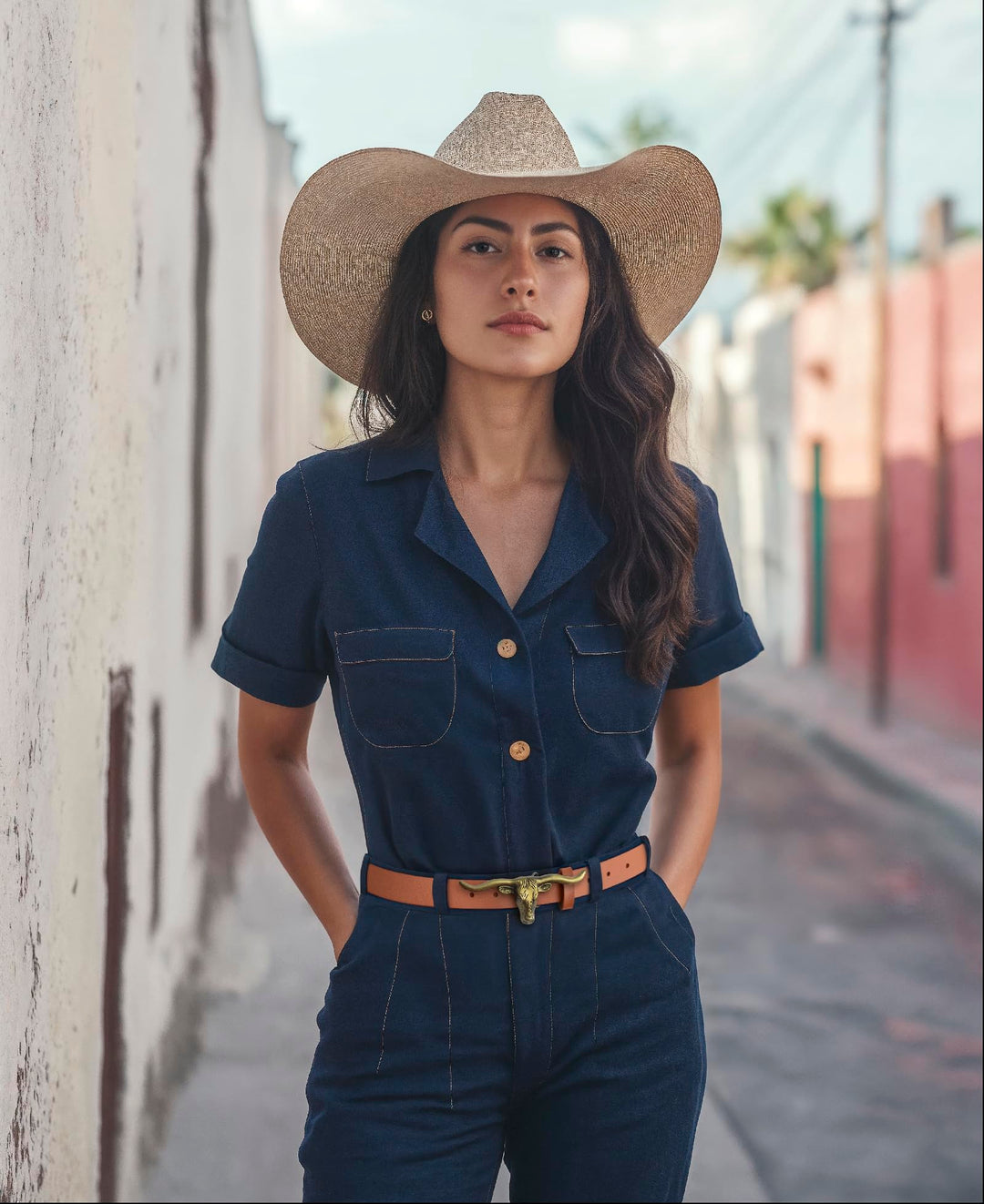 Signature Longhorn Western Belt for Women