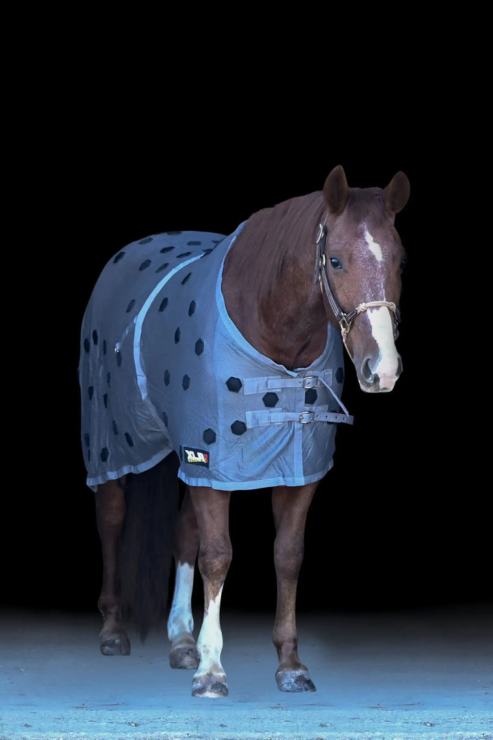 XLR8 Velocity Therapeutic Horse Sheet - Velocity Sheet - Gray XLR8 Equine