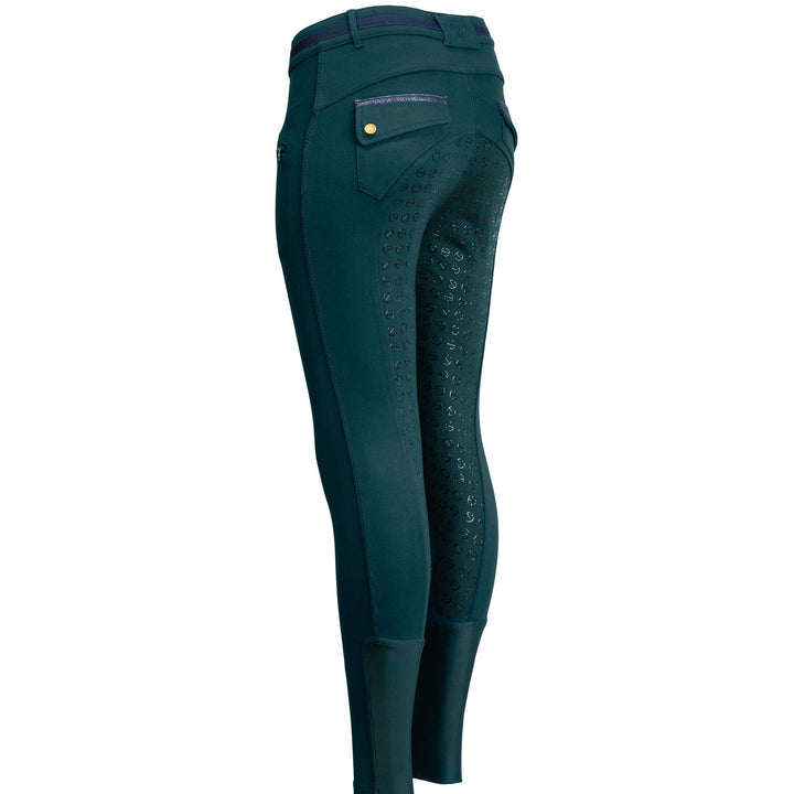 Kimberly Full Seat Breeches - Emerald Green Halter Ego®