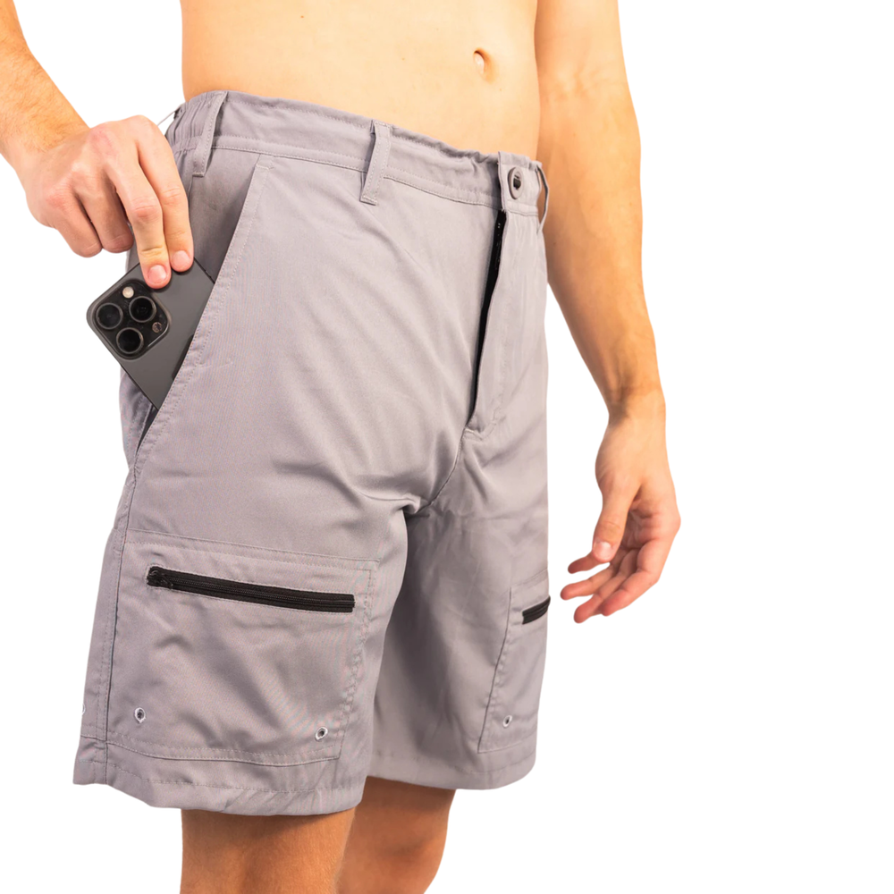 Angler Waterproof Shorts With A Waterproof Pocket Dry Pocket