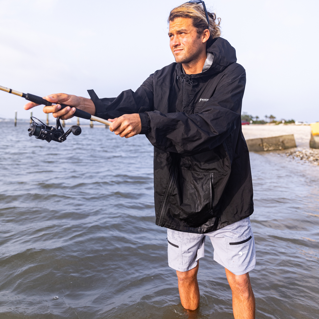 Angler Waterproof Shorts With A Waterproof Pocket Dry Pocket