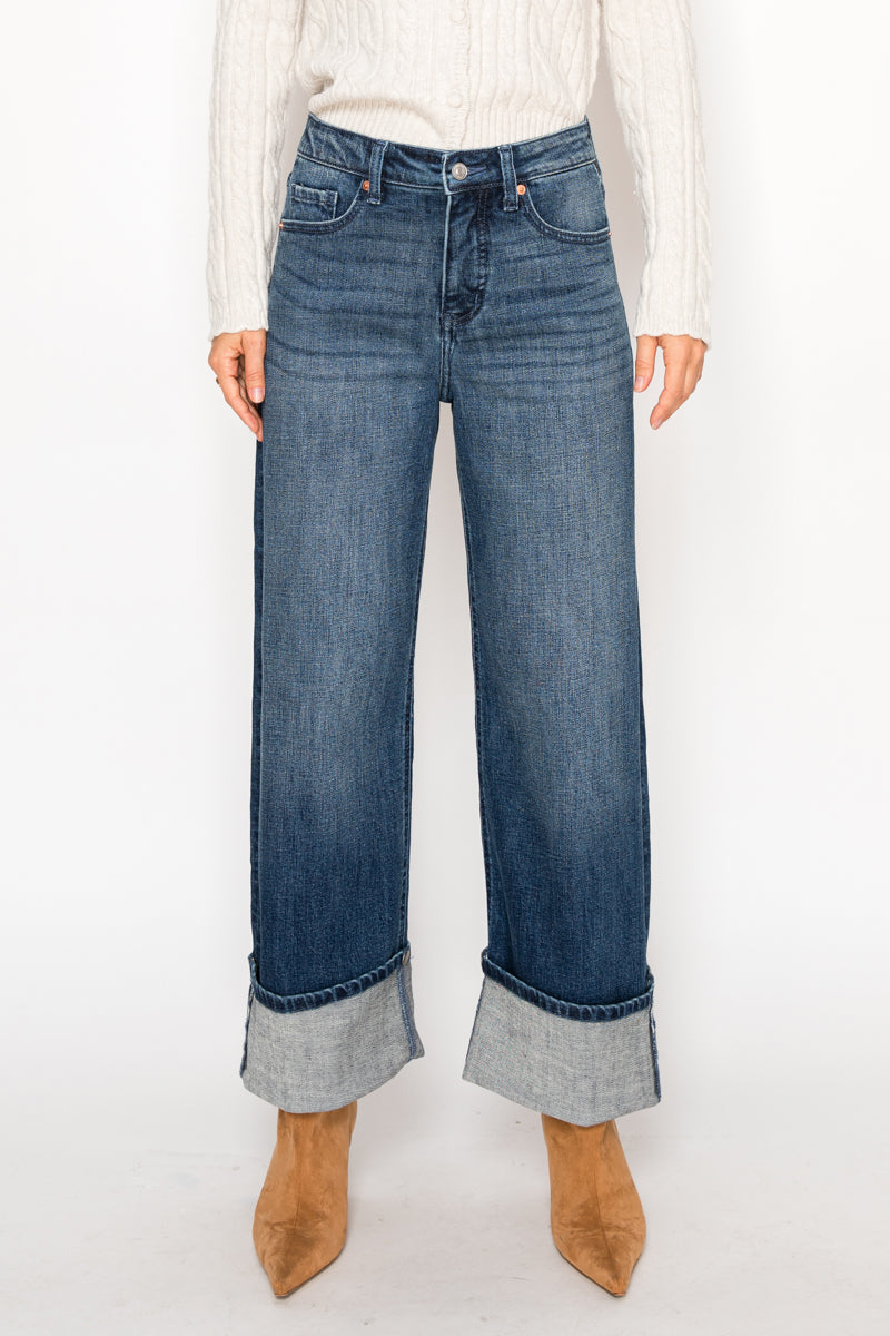 Tummy Control High Rise A-wide Jeans Artemis Vintage