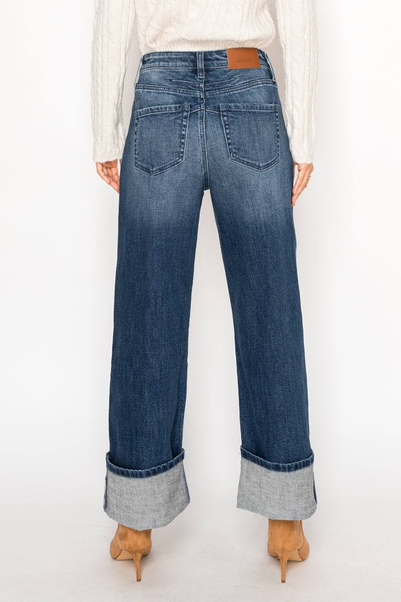 Tummy Control High Rise A-wide Jeans Artemis Vintage