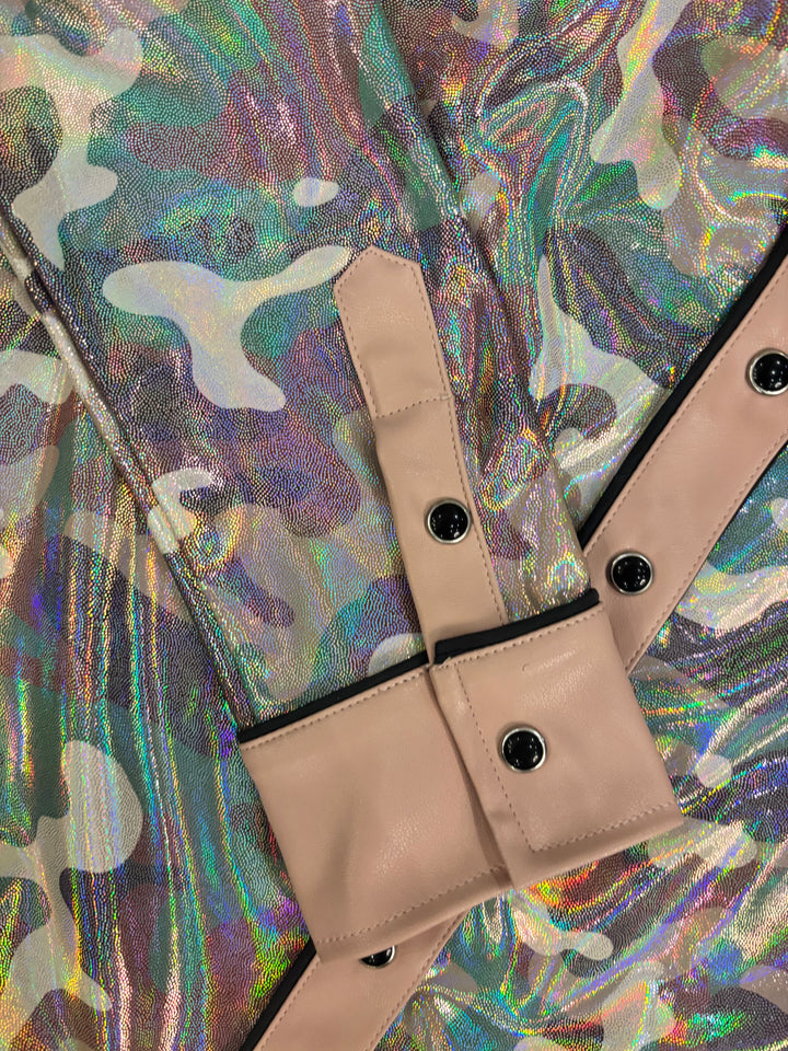 Mauve Camo Pearl Snap Rodeo Shirt