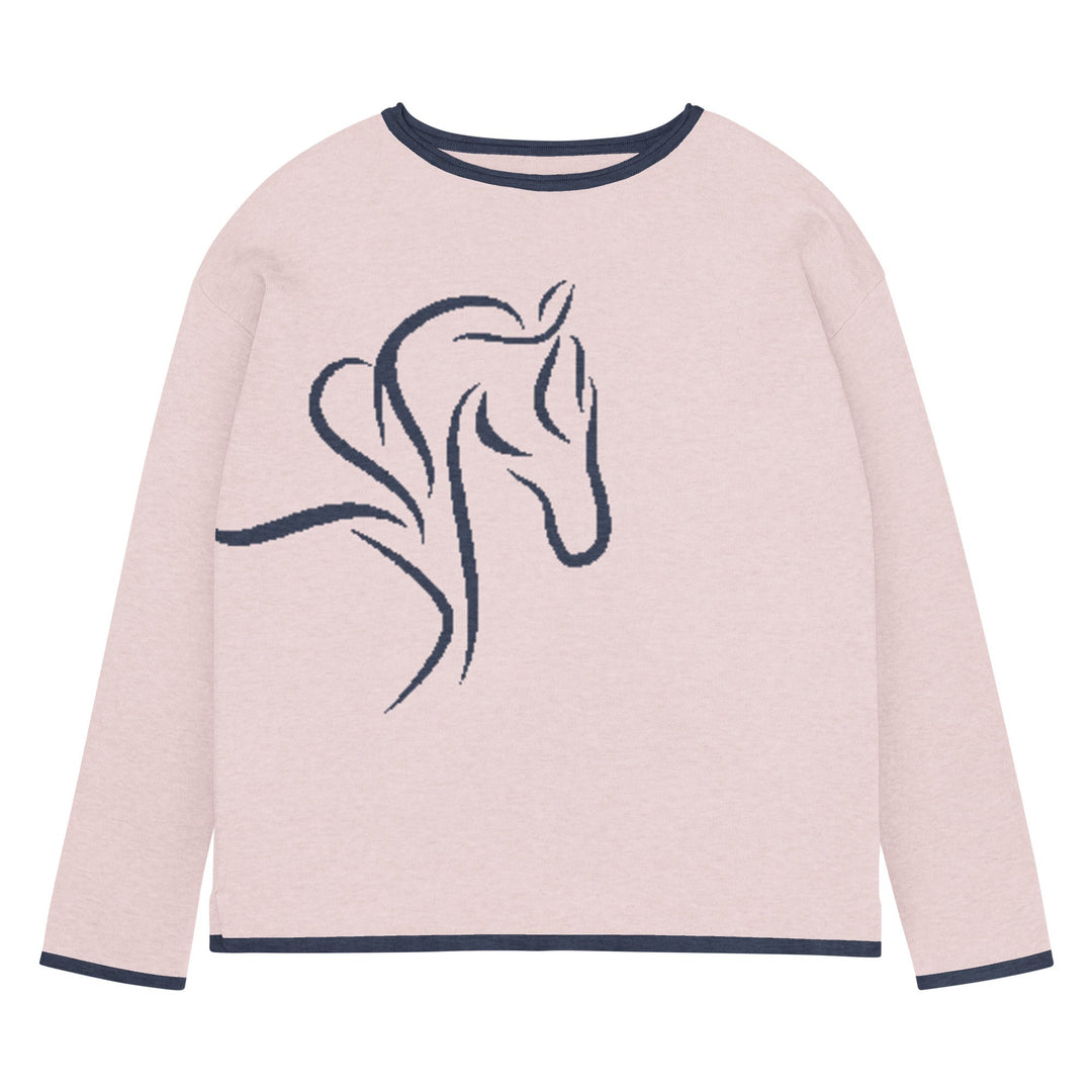 Neon Spur Whispering Mane Knit Crew Neck Sweater *Sample Sale* Neon Spur
