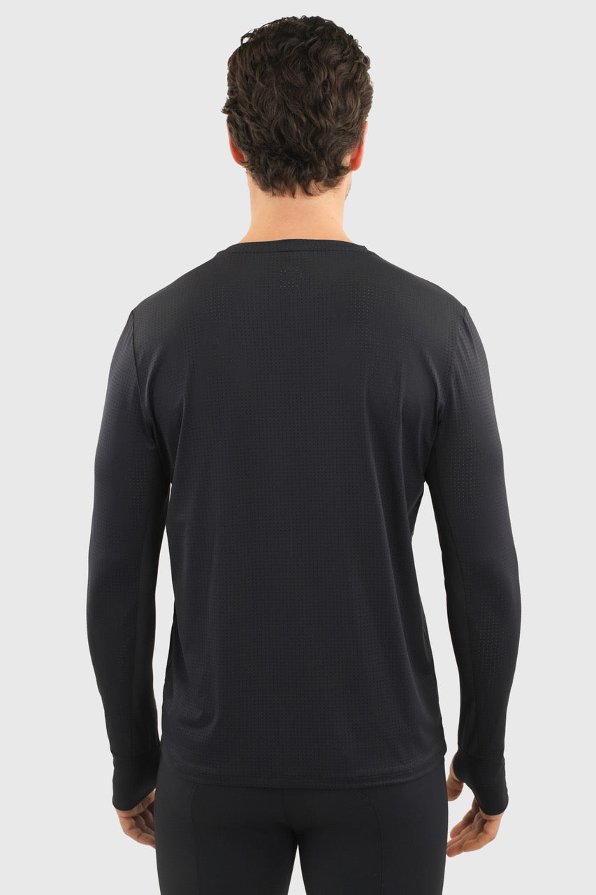 Harcour Bluveo Mens Long Sleeve Crew Neck Shirt