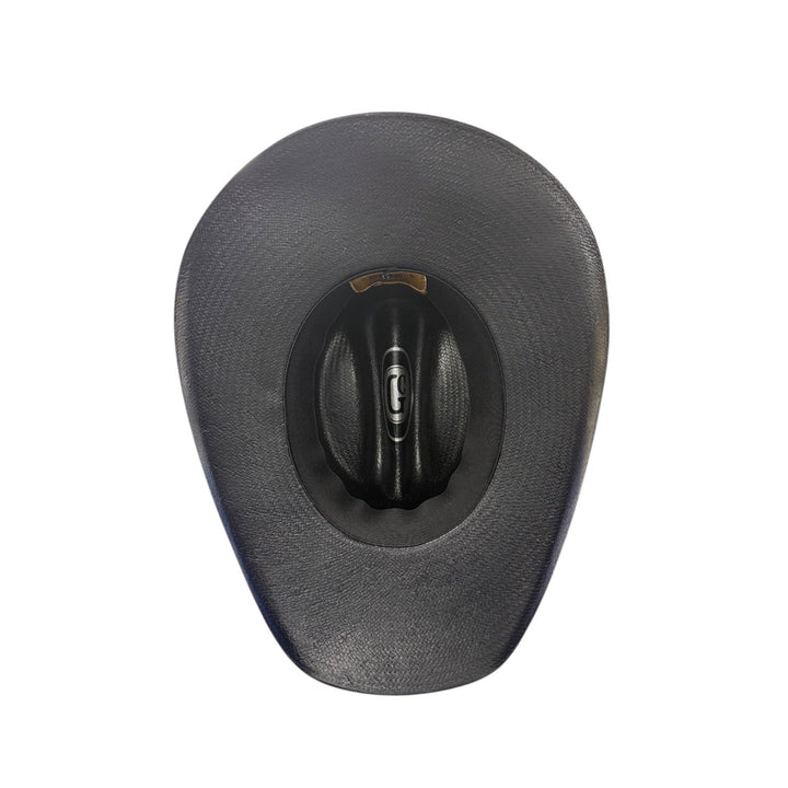 Backroads Black Shantung Straw Cowboy Hat