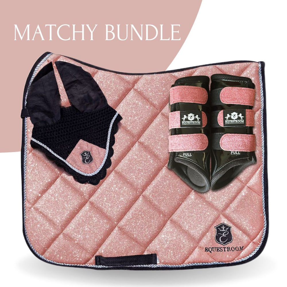 Equestroom Rose Quartz Saddle Pad Set Equestroom