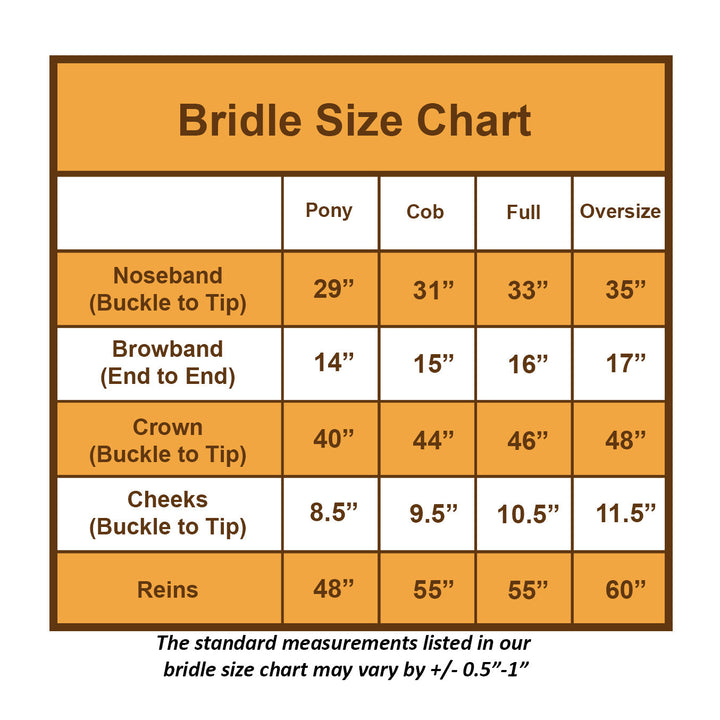 St. Andrews Square Raised Hunter Bridle
