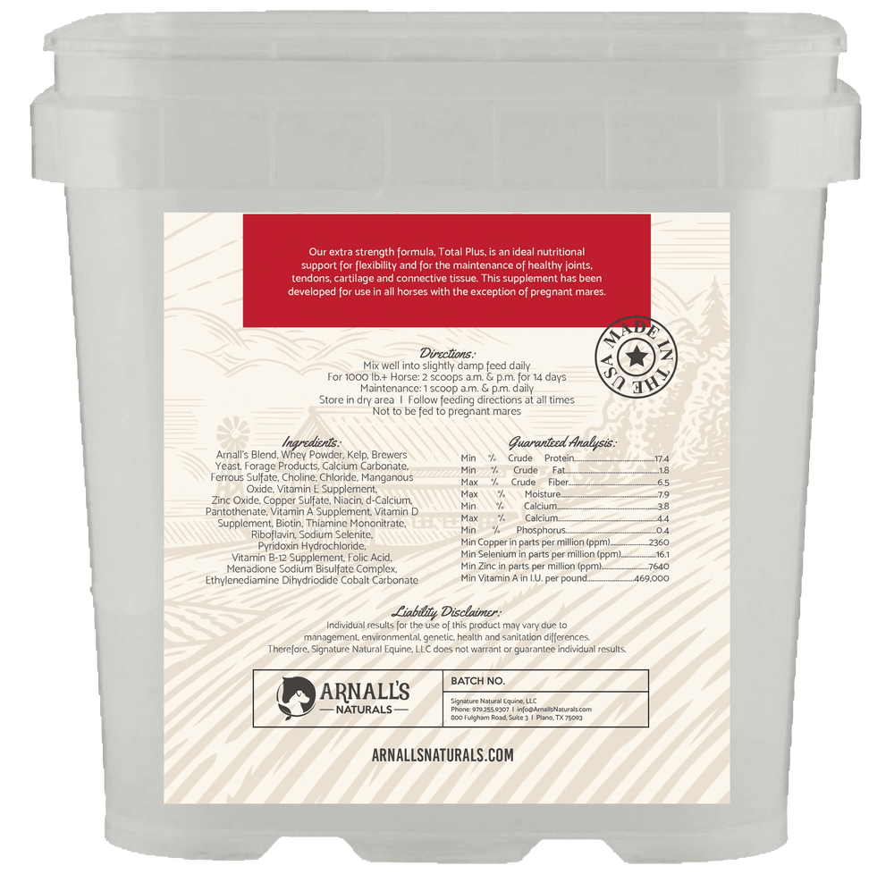 Arnall’s Naturals Total Plus: Performance Wellness and Maintenance Arnall's Naturals