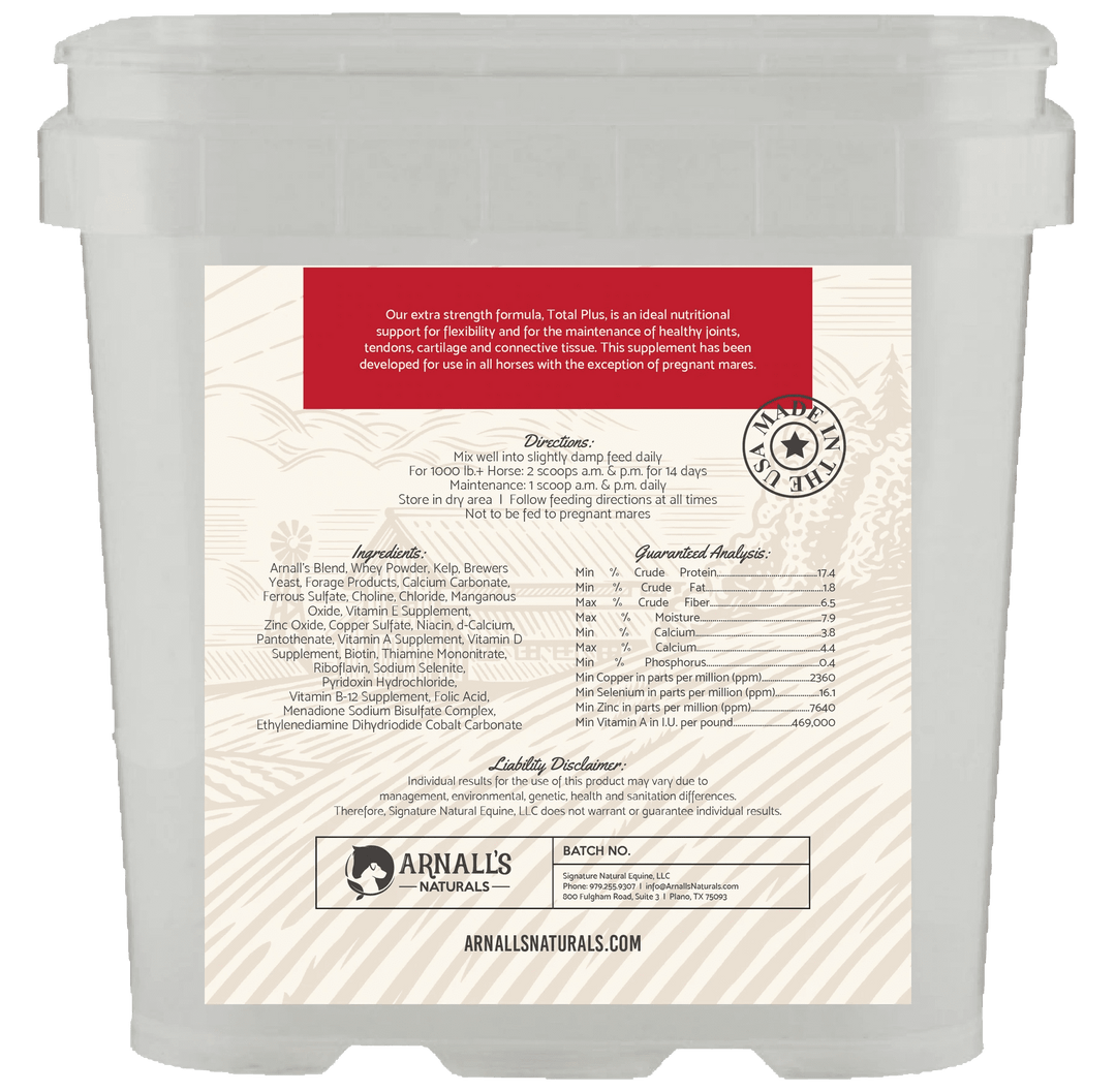Arnall’s Naturals Total Plus: Performance Wellness and Maintenance Arnall's Naturals