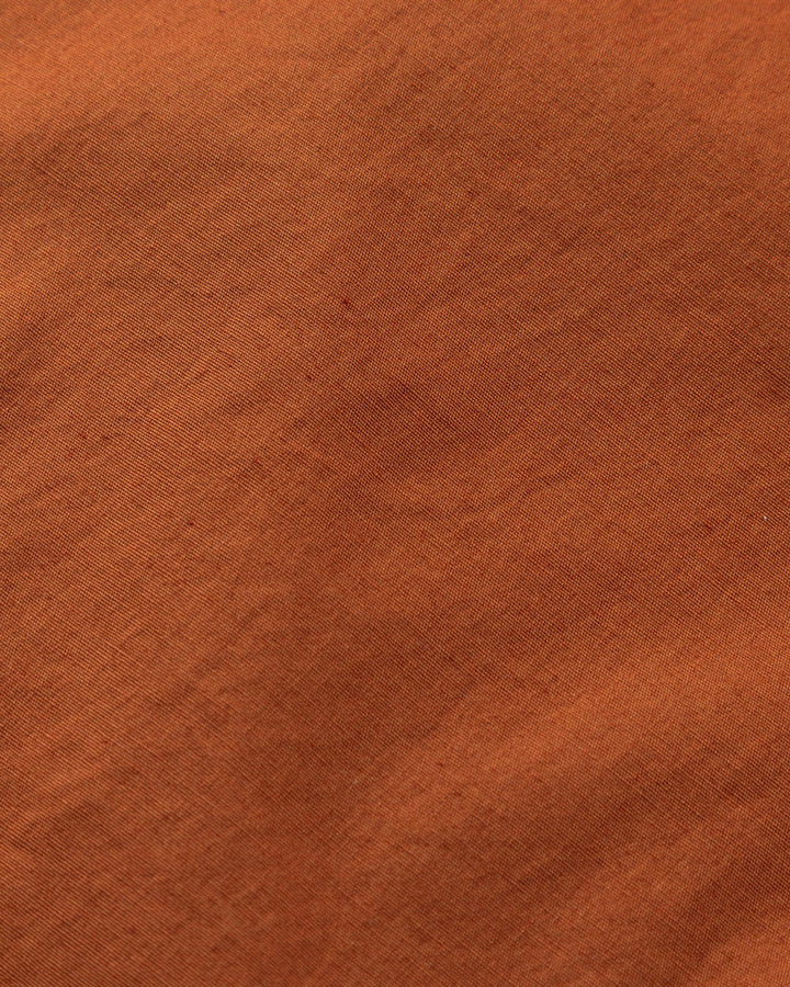 Men’s Burnt Orange Pearl Snap Shirt