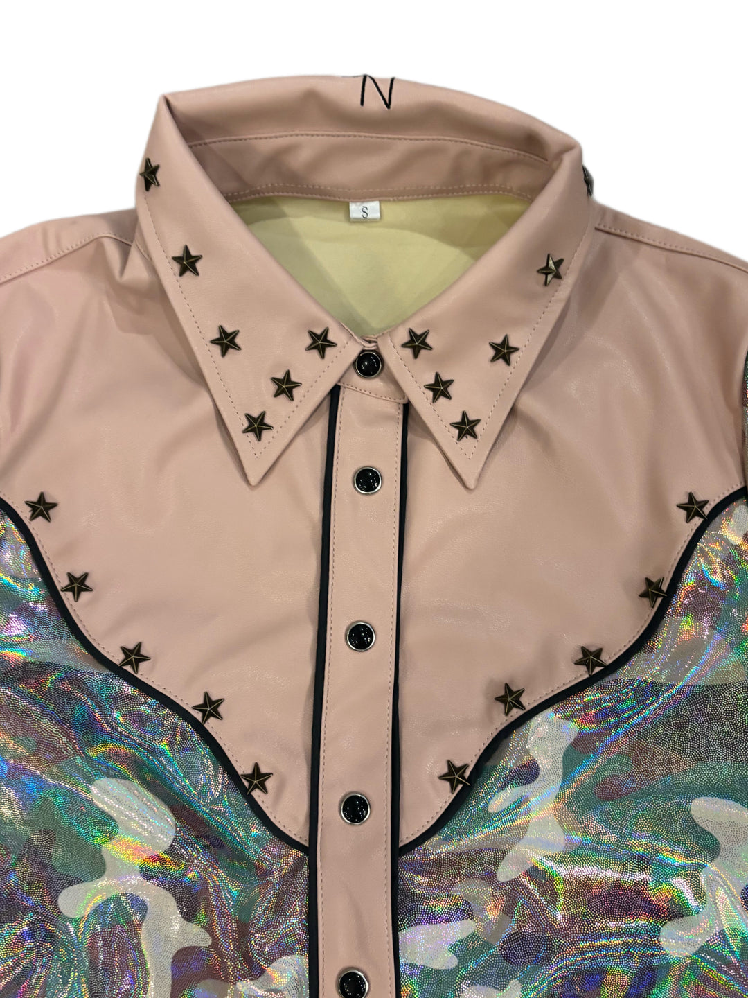 Mauve Camo Pearl Snap Rodeo Shirt