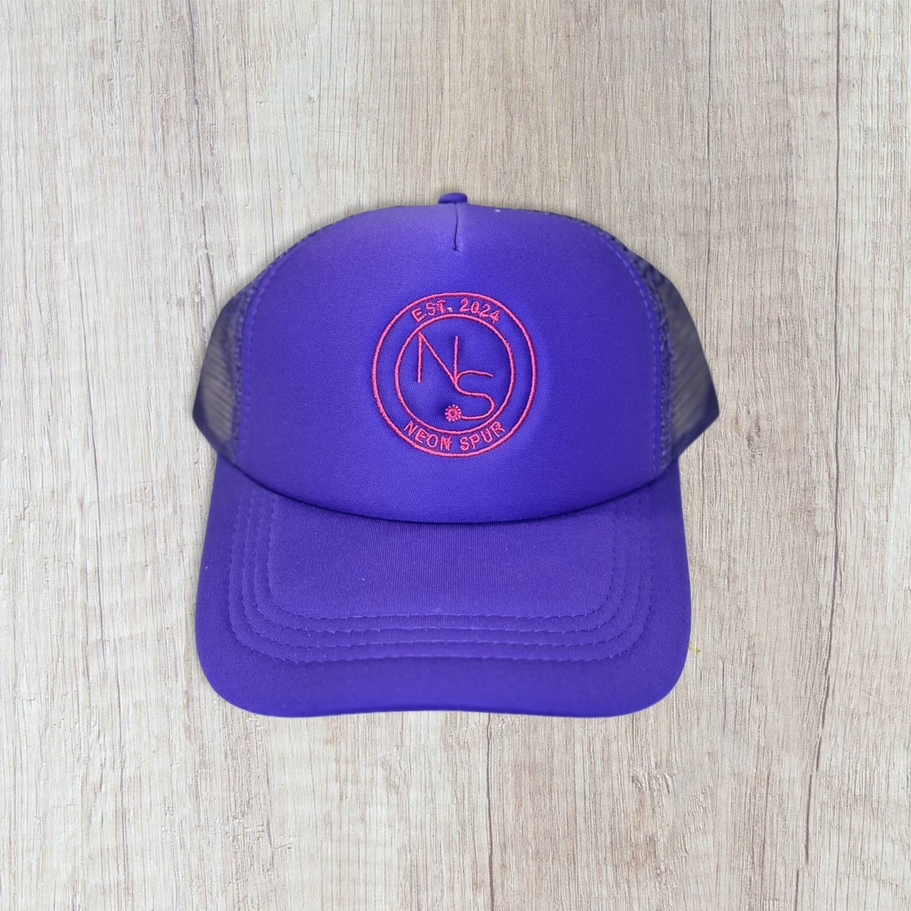 Grape Candy Neon Spur Logo Hat