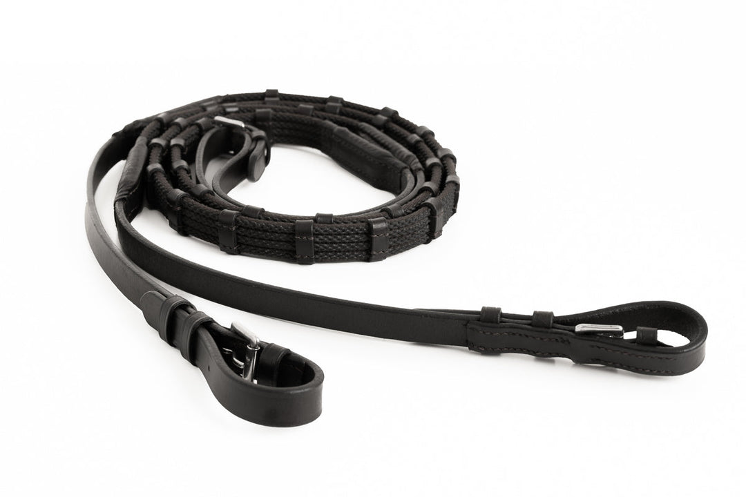 Sure Grip Rubber Rein with 1" Hand Stop CorrectConnect