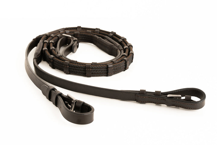 Sure Grip Rubber Rein with 1" Hand Stop CorrectConnect