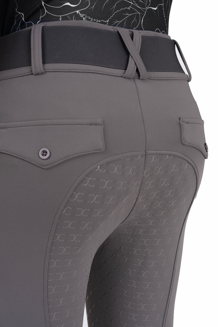 CorrectConnect Dove Grey Mid-Weight Winter Full Seat Breeches