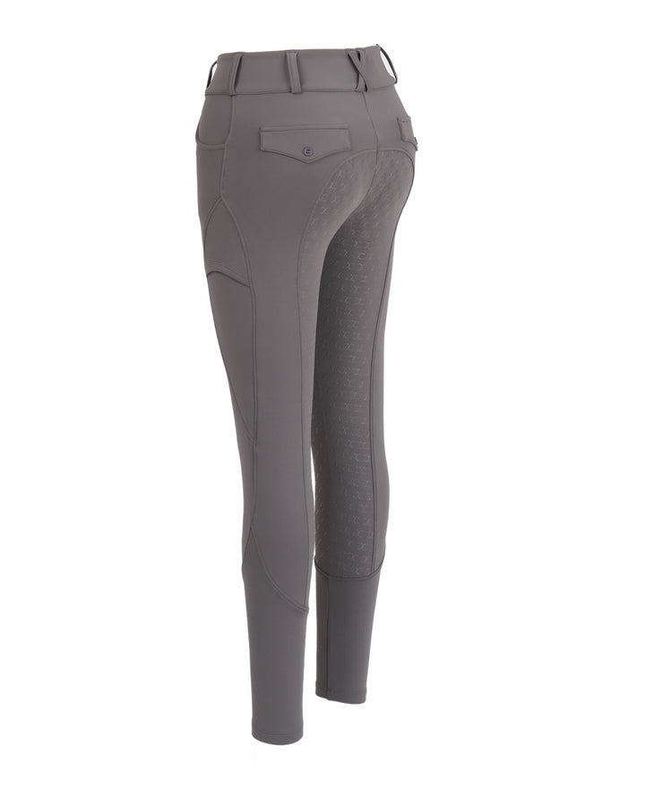 CorrectConnect Dove Grey Mid-Weight Winter Full Seat Breeches