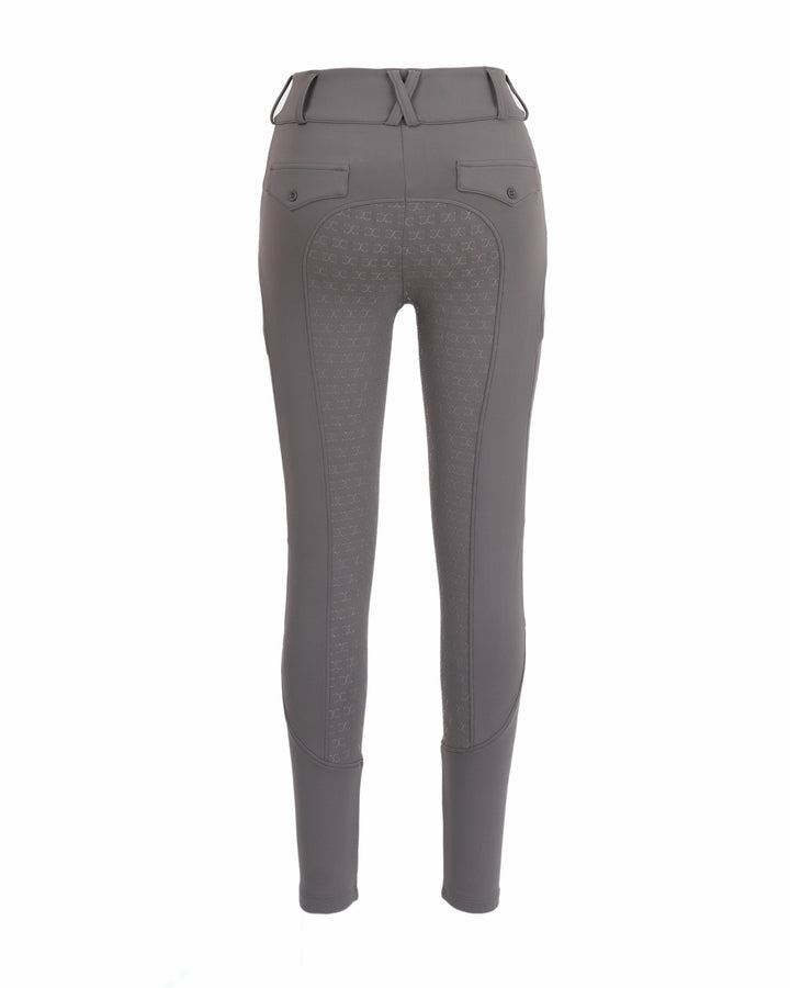 CorrectConnect Dove Grey Mid-Weight Winter Full Seat Breeches