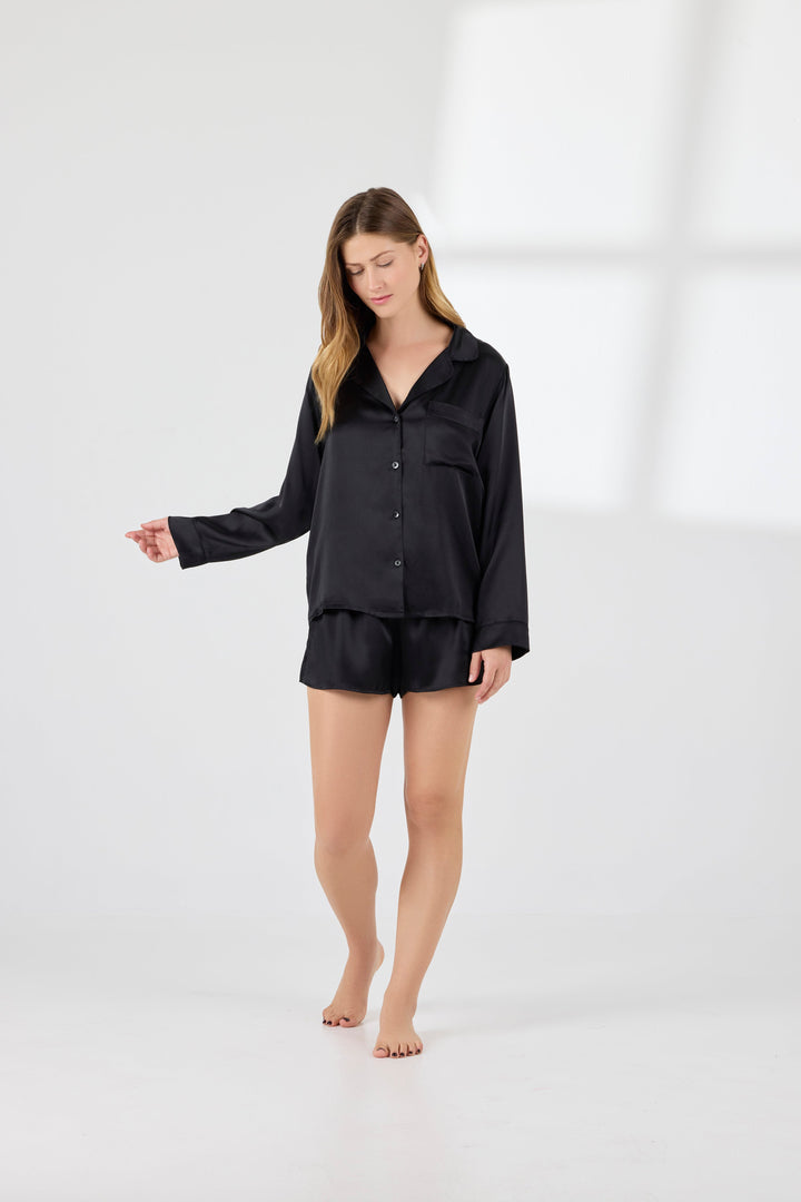 Chloe Silk Pajama Short Set