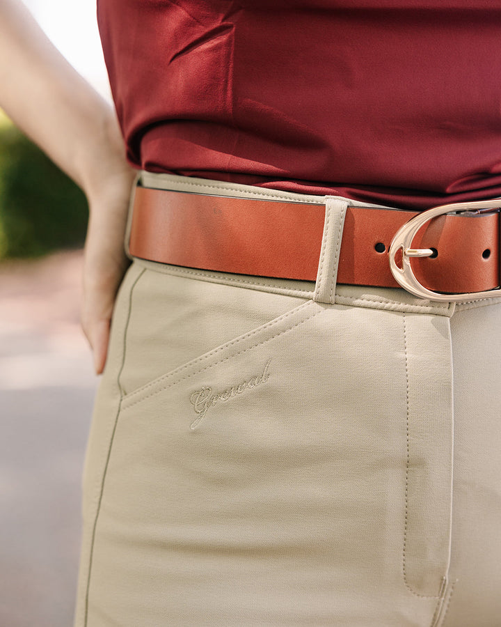 Grewal Equestrian Cordelia Breeches with Clarino Knee Patch