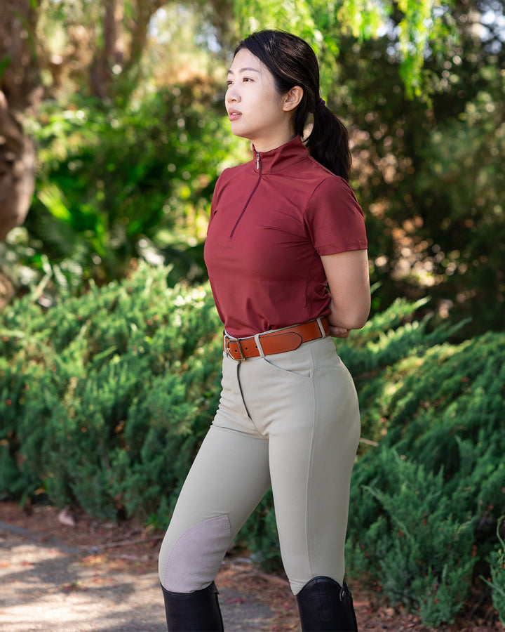 Grewal Equestrian Cordelia Breeches with Clarino Knee Patch
