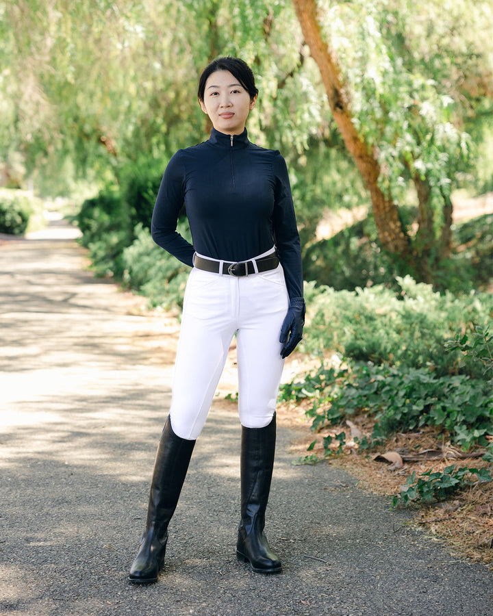 Grewal Equestrian Cordelia Breeches with Full Silicone Seat