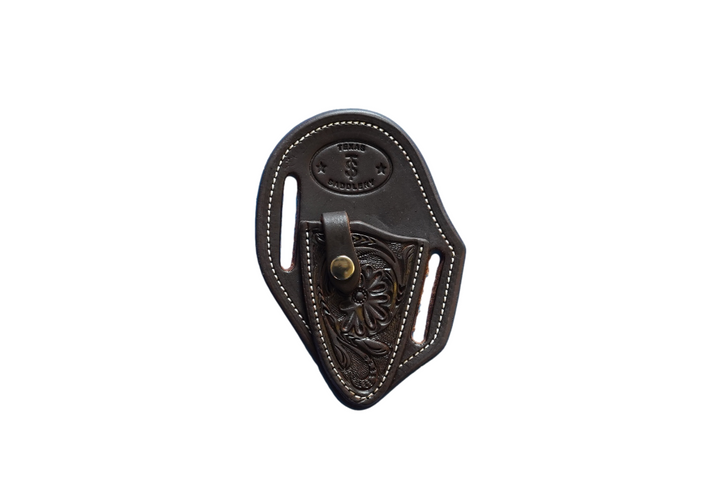 Chocolate Floral Knife Sheath with Knife