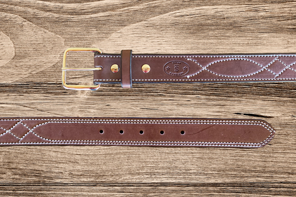 Chocolate Gunfighter Leather Belt