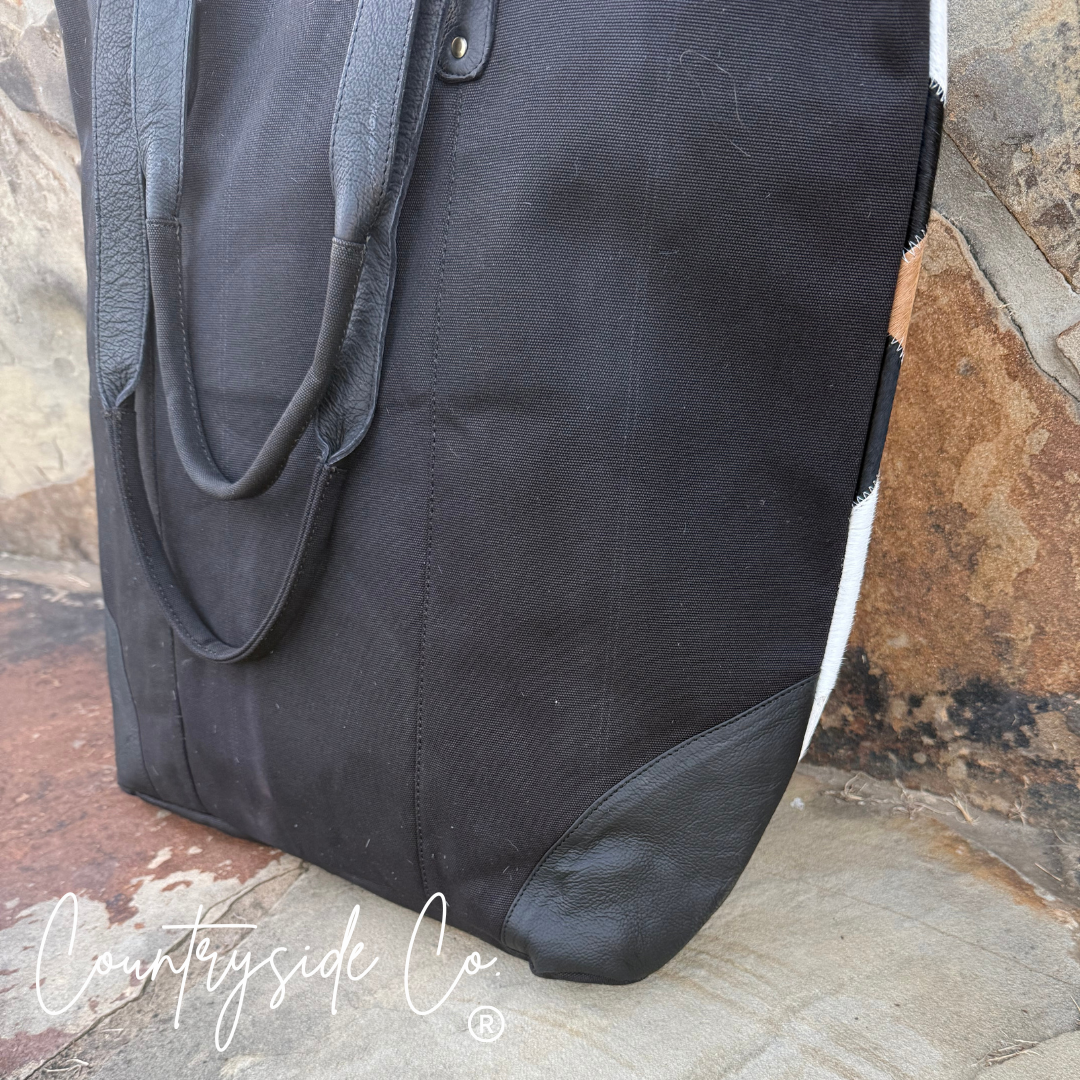 Cora Cowhide Weekender Travel Bag