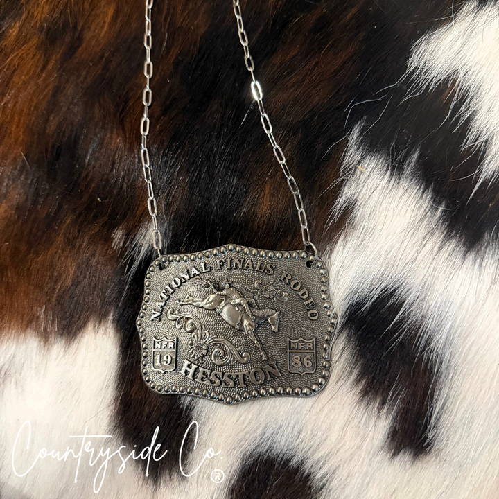 Vintage NFR Buckle Necklace