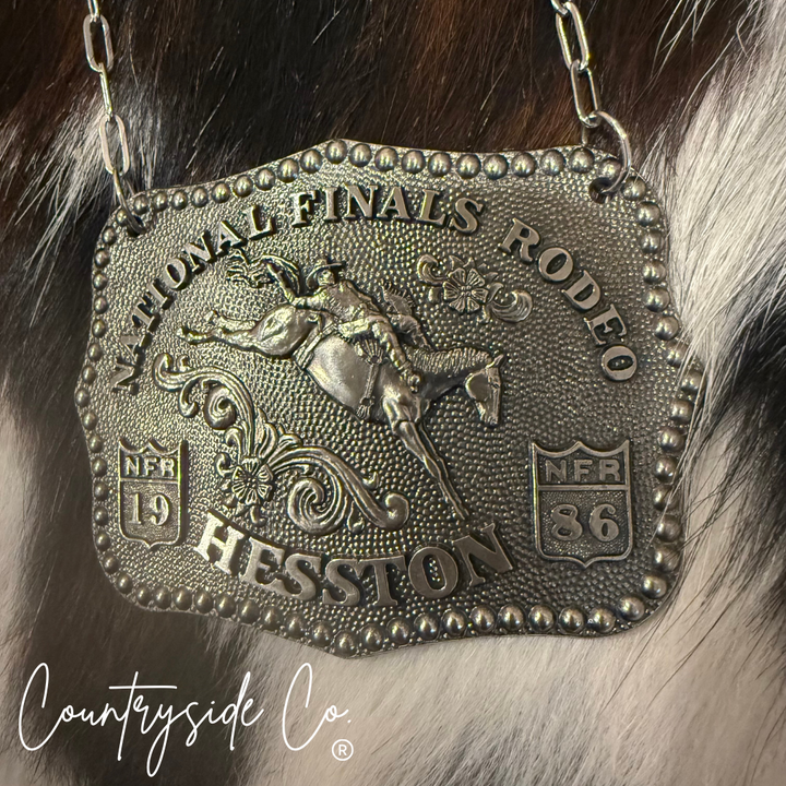 Vintage NFR Buckle Necklace