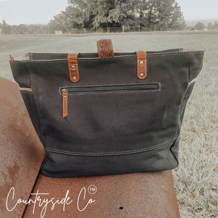 Darby Cowhide Carry All Overnight Bag Countryside Co.