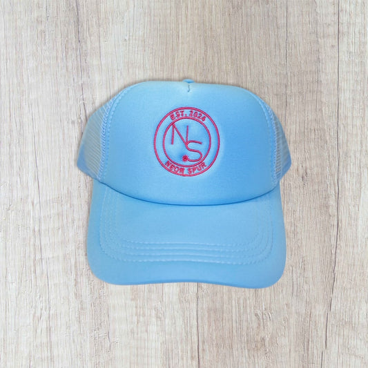 Tulsa Sky Neon Spur Logo Hat