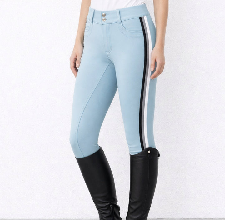 Neon Spur Grand Prix Silicone Knee Patch Breeches