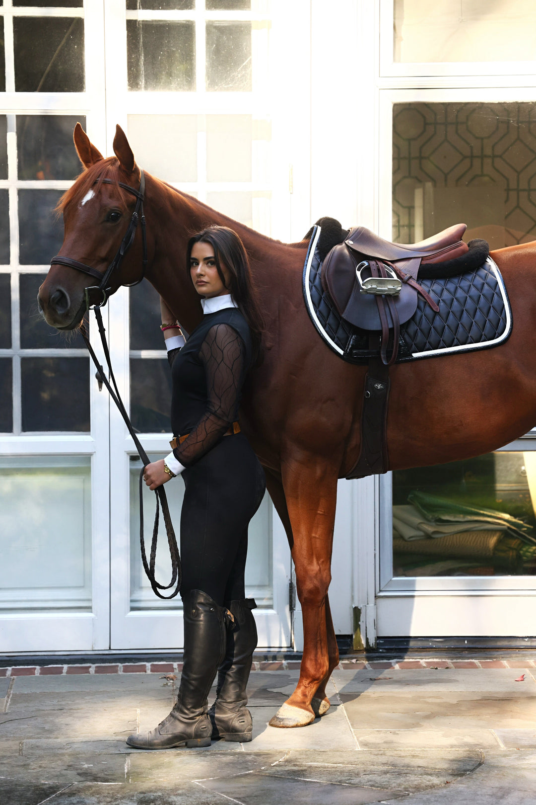 Saddle Pad | Black San Eligius