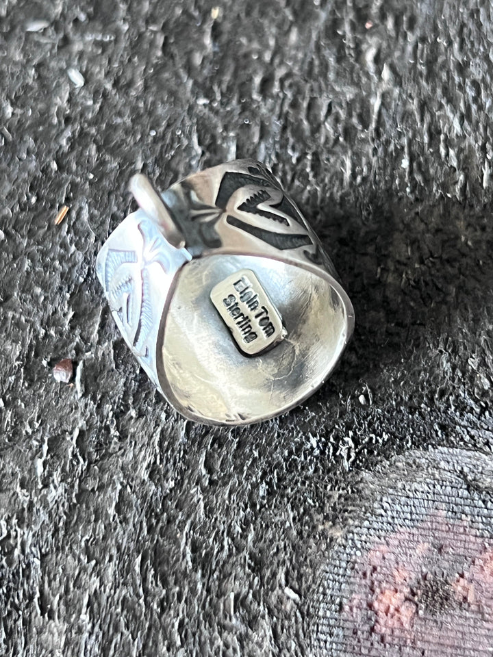 Diane Wylie Sterling Silver & Sonoran Mountain Turquoise Naja Pendant Nizhoni Traders LLC