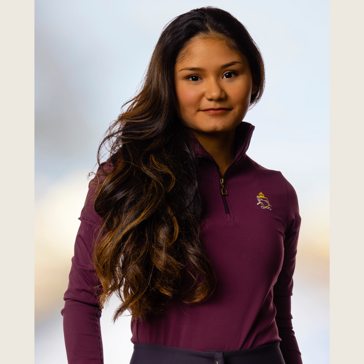 Burgundy Rose Sun Shirt