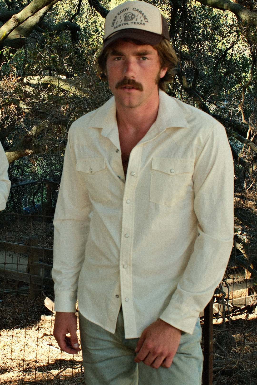 Alamo Men’s Cotton Pearl Snap Shirt