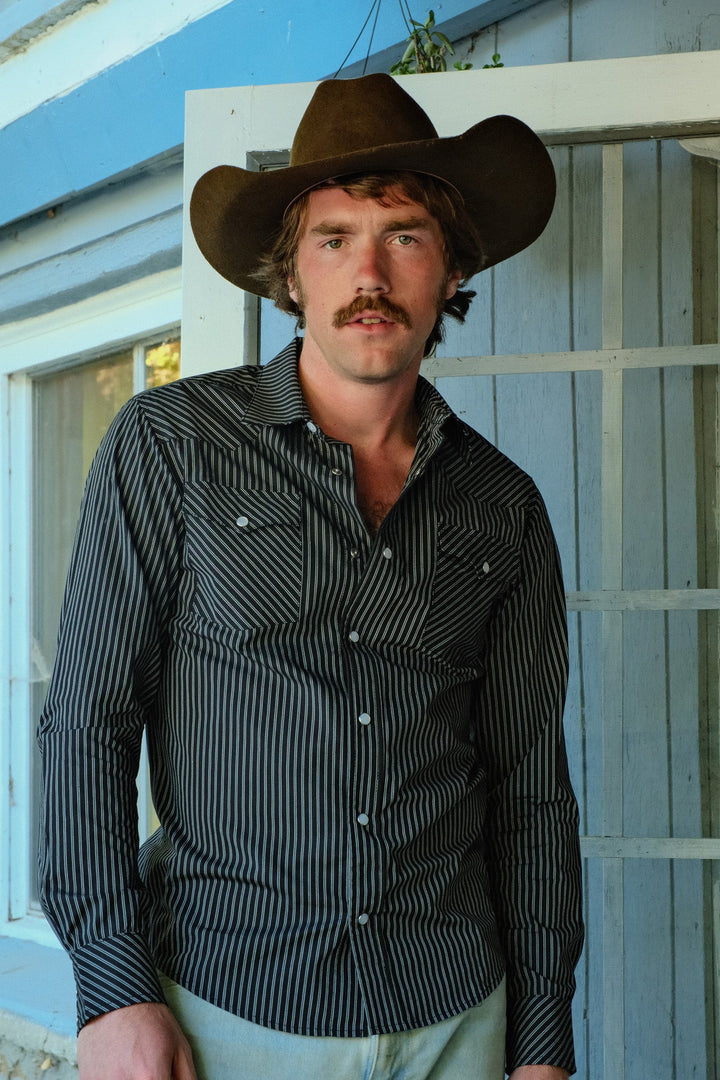 Ejecutivo Men’s Cotton Pearl Snap Shirt