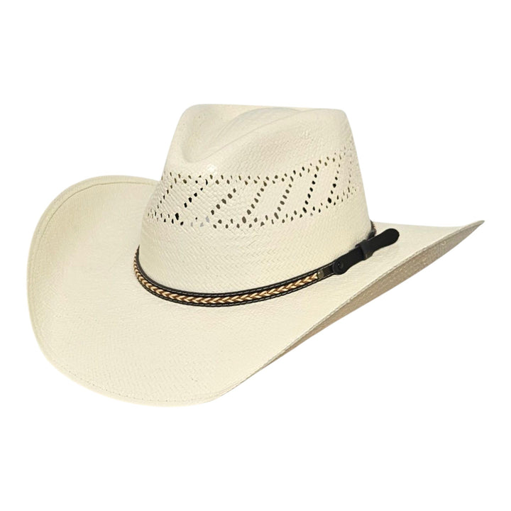 Durango Ivory Shantung Straw Cowboy Hat