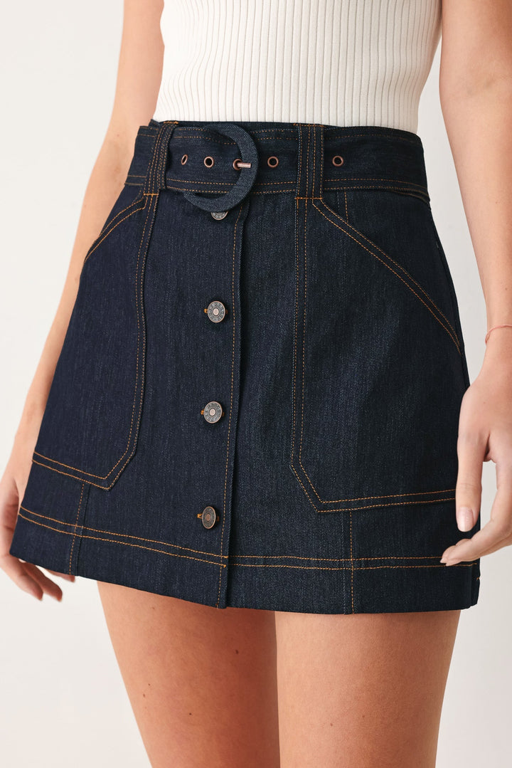 CHIC CHARM DENIM SKORT Flying Tomato