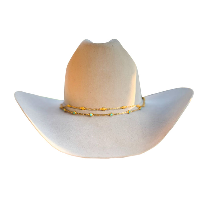 Turquoise Flights of Fancy Hat Band