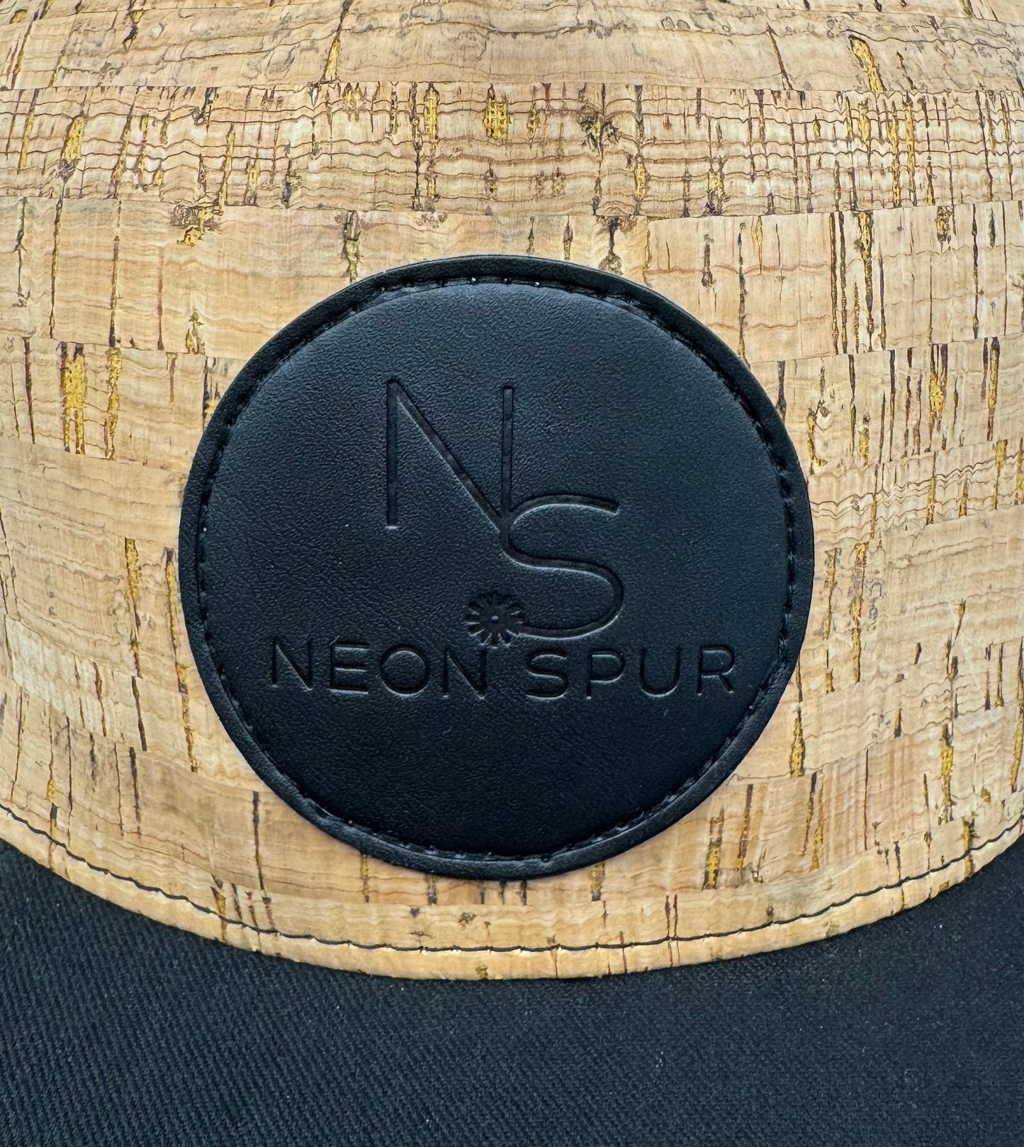 Neon Spur Emblem Patch Cork Trucker Hat