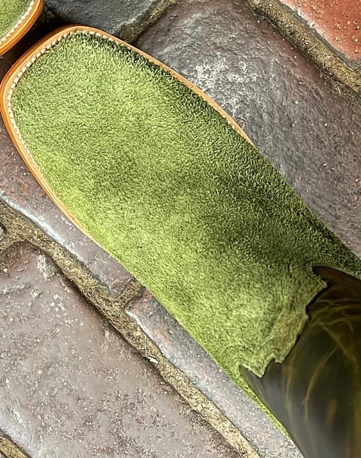 Men’s Cisco Cowboy Boots- Lobo (Green Roughout)