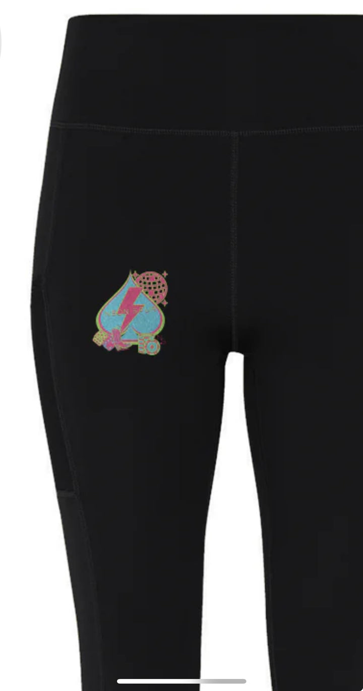 Spades and Disco Spurs Ladies Leggings
